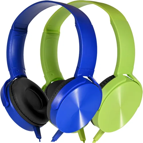 Miniatura 10 de Paquete de 5 audífonos para niños a granel para el aula escolar K-12, juego de auriculares duraderos para estudiantes, niños, adolescentes, niños