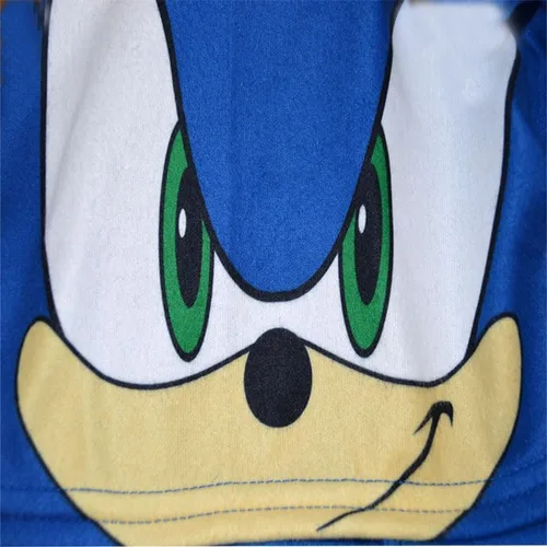 Miniatura 3 de Komar Kids Sonic the Hedgehog - Pijama tipo mameluco azul para niños