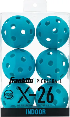 Miniatura 21 de Franklin Sports X-26 - Pelotas de pickleball para interiores - 3 unidades, 12 unidades y 100 unidades al por mayor - Pelotas de pickleball aprobadas