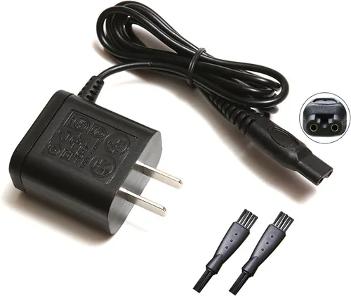 LinMei Cable de alimentación adaptador de 15 V compatible con Philips Norelco HQ8505 7000 5000 3000 Series 3500 MG3750 MG5750 MG7750 S1560
