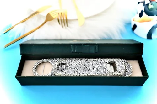 Miniatura 3 de Abrebotellas de cerveza, abridor de botellas de diamantes brillantes para cerveza, lata, soda, abrebotellas personalizado para bares, fiestas