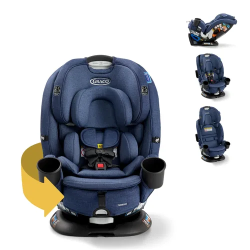 Miniatura 12 de Graco Turn2Me - Asiento convertible giratorio 3 en 1 para automóvil, Manchester, rotación orientada hacia atrás, modo orientado hacia adelante