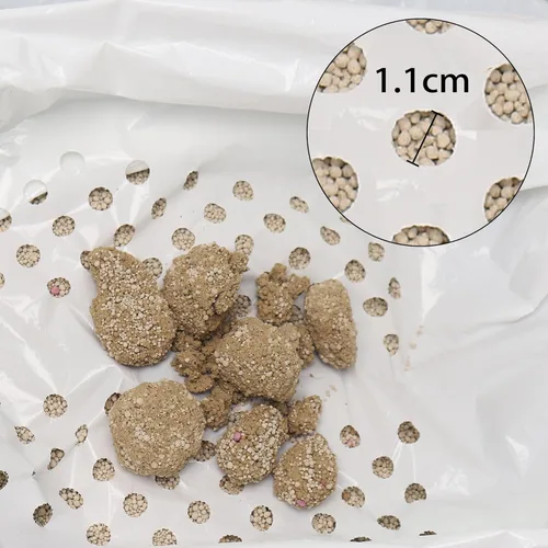 Miniatura 6 de Bolsas para caja de arena para gatos con agujeros, con cordón, resistentes a los arañazos (1, 36 x 18 pulgadas (paquete de 7 unidades)