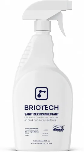 Miniatura 12 de BRIOTECH Desinfectante de ácido hipocloroso, mata el 99.99% de los virus y bacterias, elimina el olor, suave, control de moho, para dormitorios