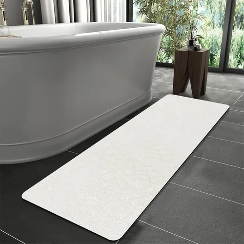 Miniatura 23 de Tierra de Diatomeas Tapete de Baño Alfombras de Baño Súper Absorbente Secado Rápido Antideslizante Tapete de Baño Delgado Tapetes de Piso de Baño
