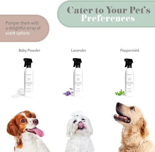 Miniatura 3 de Begley's Aerosol desenredante para mascotas, espray desenredante perfumado de aceite esencial de primera calidad para perros, cachorros y gatos