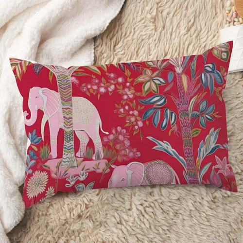Miniatura 20 de ArogGeld Funda de cojín lumbar asiática de estilo chinoiserie, de lino marrón, pájaro y flor, funda de almohada asiática para sala de estar, A-6