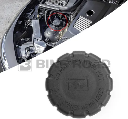 Miniatura 7 de Tapa de tanque de expansión de depósito de refrigerante de radiador tipo atornillable compatible con Mercedes-Benz C E S CLA SLK GLA GLE Class