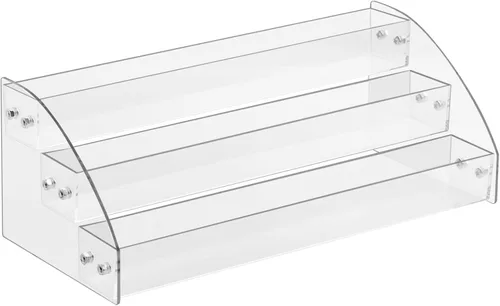 Homakover Organizador de pintura acrílica de 3 capas, soporte de pintura perfecto para manualidades, almacenamiento de pinturas de pasatiempos,