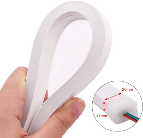 Miniatura 4 de Cuerda de luz de neón RGB, tira de luz LED inteligente direccionable, DC 5V SK6812 60LEDs/m impermeable, cambio de color, luces de barra de letras