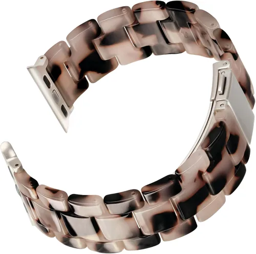 Miniatura 2 de Compatible con Apple Watch Band de 1.614 in, 1.575 in, 1.496 in o 1.929 in, 1.772 in, 1.732 in, 1.654 in, correa de repuesto de resina ligera Flor