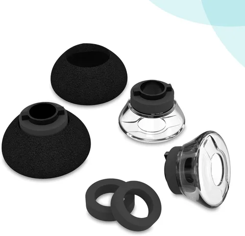 Miniatura 4 de 3X Voyager 5200 - Almohadillas de repuesto de silicona ultra cómodas, con espuma intrauditiva, para Plantronics Ploy Voyager 5200 5220 5210 Series