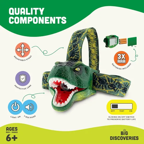 Miniatura 6 de Dinobryte linterna LED para cabeza