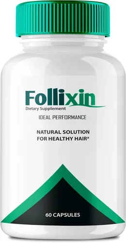 Follixin Cápsulas de crecimiento del cabello, píldoras de suplemento de salud capilar Follixin, máxima fuerza, nutre el cabello Follixin, fortalece