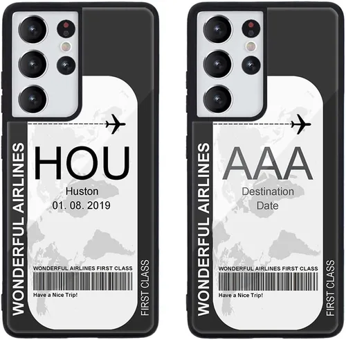 Miniatura 191 de Funda de teléfono personalizada para Samsung Galaxy S22+ / S22 Plus 5G, funda de TPU suave de vidrio templado antiarañazos personalizada con foto
