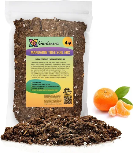 Miniatura 54 de Gardenera 's Premium Kumquat Soil Mix - Suelo para macetas de drenaje rápido para cultivar y trasplantar cítricos Japonica - 1 cuarto de galón