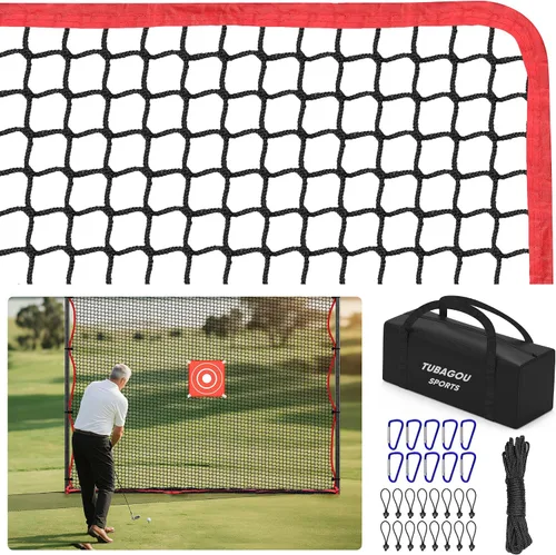 Miniatura 8 de Red de práctica de golf, barrera de red multideportiva resistente de 10 pies 15 pies 20 pies 25 pies Red de golf para garaje, ideal