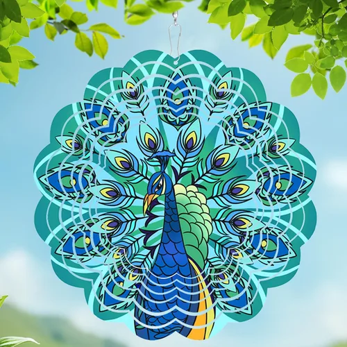 Miniatura 14 de Molinillos de viento de metal de mariposa – Regalos de mariposa para mujeres, mamá, abuela, esposa, Molinillo de viento colgante para decoración
