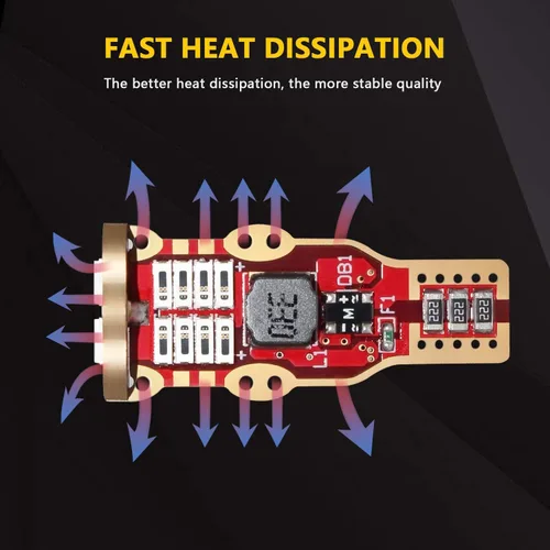Miniatura 4 de PHINLION Bombillas LED rojas 912 921, Canbus sin errores, T15 904 906 922 W16W LED de repuesto para luces de cúpula de mapa interior o luces