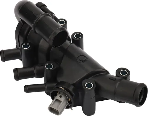 Miniatura 13 de Ensamble de carcasa de termostato IRONTEK con sensor 2L2Z8592AA para Ford Explorer 2002-2010, Explorer Sport Trac 2007-2010, para Mercury