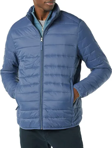 Amazon Essentials Chaqueta acolchada ligera y resistente al agua para hombre (disponible en tallas grandes y altas)