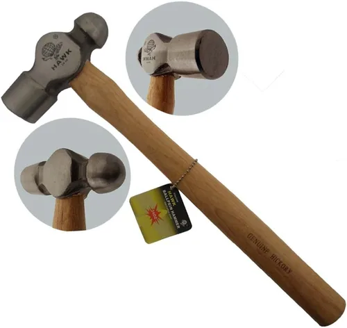 Miniatura 7 de Mini martillo de bola de 6 pulgadas 4 onzas Mango de goma Ideal para metalurgia, diseño de joyas, instalar uñas pequeñas, colocar ojales