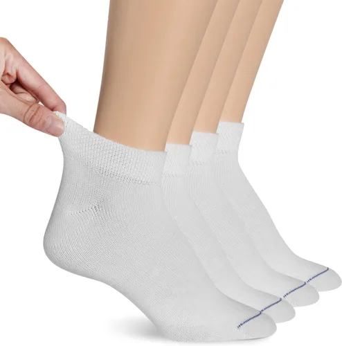 Miniatura 18 de Dr. Scholl's Calcetines circuladores y diabetes para mujer – Paquetes de 4, 6 y 12 pares – Control de la humedad no vinculante