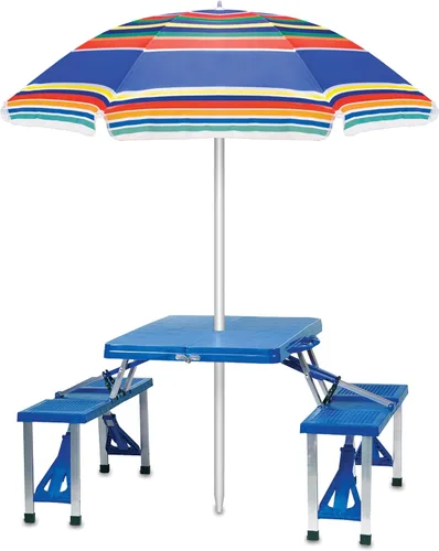 Miniatura 2 de ONIVA - Paraguas de playa portátil de 5 pies de marca Picnic Time, sombrilla ligera con inclinación ajustable y protección solar UV
