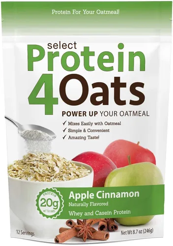 Miniatura 8 de PEScience Protein4Oats, Polvo de Proteína para Hacer Avena de Proteína de Sabor Increíble, con Suero y Caseína, Sin Gluten, Manteca de Maní y Miel
