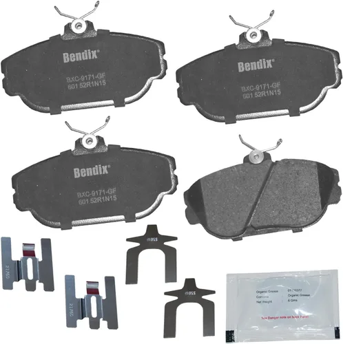 Miniatura 171 de Pastillas de freno delanteras cerámicas Bendix Priority1 CFC2302 para Hyundai Elantra 2021, Sonata 2022-2020, Kia K5 2023-2021