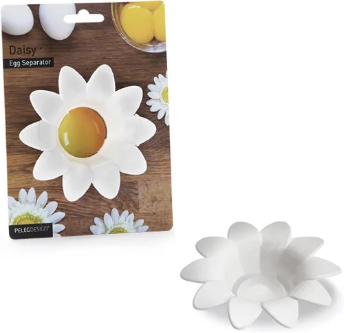 Miniatura 3 de Peleg Design Separador de huevos de plástico de margarita, divisor de yema de clara de huevo, utensilios de cocina, herramientas para hornear