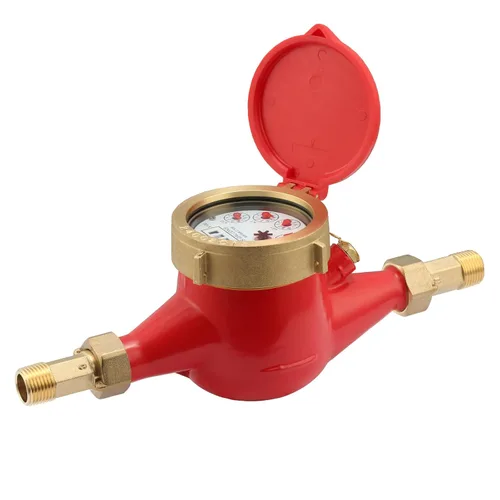 Miniatura 21 de DN15 Medidor de Agua 1/2" NPT, Certificación ISO4064, Medidor de Flujo Cúbico de Agua, Medidor de Agua Fría para Jardín/Hogar