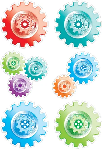 Miniatura 18 de Creative Teaching Press Banderines 6" Designer Cut-Outs (0857)
