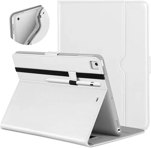 Miniatura 33 de DTTO para iPad de 9.7 pulgadas 5ª/6ª generación 2018/2017 con soporte para Apple Pencil, funda de piel premium con función atril para iPad de 9.7