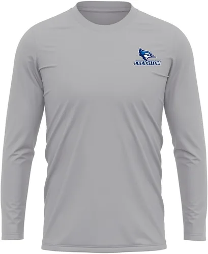 Miniatura 33 de Camisa deportiva de manga larga oficial de la NCAA Collegiate para hombre, con logotipo en el pecho izquierdo, colección Athletic Heather
