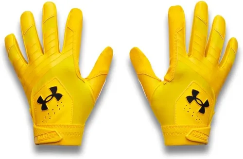 Miniatura 20 de Under Armour Guantes de béisbol Clean Up para hombre (100) blanco / plata metálica / plata metálica