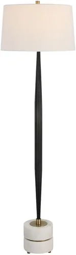 Miniatura 3 de Uttermost Miraz - 1 lámpara de pie de luz de 65.75 pulgadas de alto y 19 pulgadas de ancho