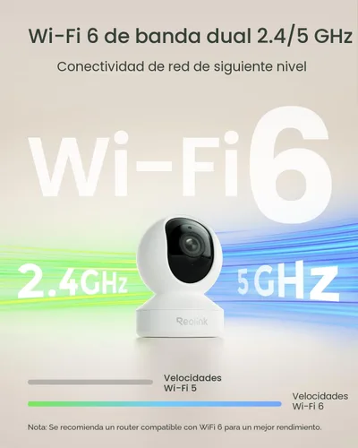 Miniatura 7 de REOLINK Cámara de seguridad para interiores, cámara WiFi enchufable Super HD de 5MP con PTZ, seguimiento automático, IA humana/mascota, ideal