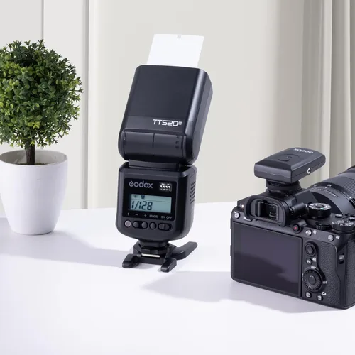 Miniatura 9 de Godox TT520III TT520 III Flash de cámara, flash universal de zapata caliente, flash manual GN33 con transmisor inalámbrico RT-16, compatible