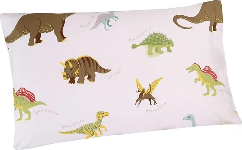 MAG Juego de 2 fundas de almohada tamaño Queen de color blanco, 20 x 30 pulgadas, para niños, adolescentes