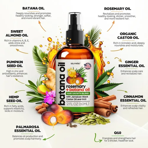 Miniatura 4 de Aceite de batana para el crecimiento del cabello + aplicador de peine – 100% puro, orgánico, prensado en frío, sin refinar de Honduras por Dr. Sebi