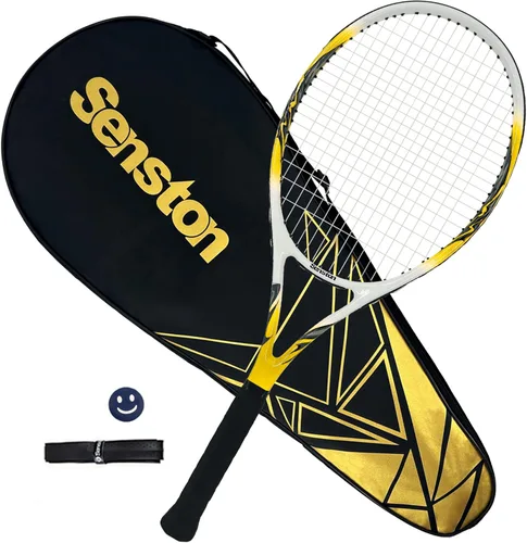 Miniatura 8 de Senston 27 inch Tennis Racket for Adults 1 Pack Tennis Racket Set Tennis Overgrip, Vibration Damper