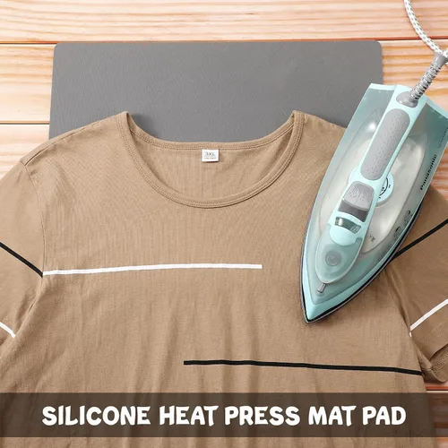 Miniatura 6 de Frienda 2 alfombrillas de prensa de calor de 0.31 pulgadas de grosor, alfombrilla de silicona para prensa de calor, almohadilla de repuesto