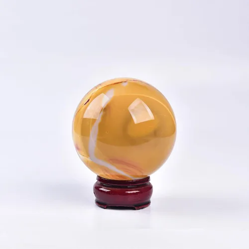 Miniatura 132 de JIC Gem Esfera de cristal de cuarzo Pietersite, bola de cristal decorativa azules y marrones dorados para meditación, decoraciones de mesa