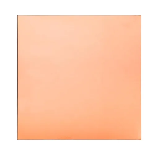 ZOFORTY Hoja de cobre puro de 12 x 12 pulgadas, calibre 18/0.039 in, placa de cobre de metal, placas de cobre adjuntas para manualidades, joyas,