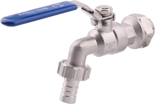 DERNORD Válvula de bola de acero inoxidable - mamparo sin soldadura de 1/2 pulgada para construir hervidor de cerveza casero/Mash Tun