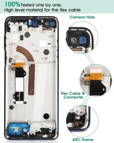 Miniatura 6 de Para Moto One 5G UW Reemplazo de pantalla para Motorola G 5G Plus Pantalla LCD para una pantalla 5G para pantalla táctil Edge S XT2075 XT2075-2