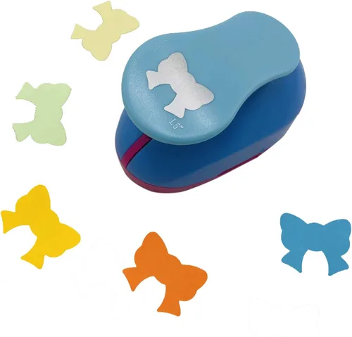 Miniatura 3 de Juego de 3 piezas de arco (5/8 pulgadas + 1 pulgada + 1.5 pulgadas) para manualidades, punzones de papel para manualidades, álbumes de recortes