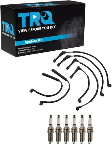 Miniatura 43 de Kit de bujías de chispa TRQ 5 piezas de bujías de iridio Compatible con Acura Integra 1992-2001 1999-2000 Honda Civic 1994-1995 Civic del Sol