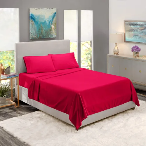 Miniatura 11 de Solo sábana encimera – 1 sábana encimera lisa al tacto de calidad de hotel, 100% algodón, ajuste perfecto para camas individuales de gran